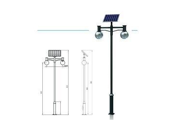 Farola solar para jardín