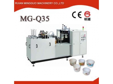 Máquina para fabricar tazones de papel MG-Z35