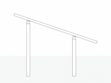Soporte para paneles solares PV sobre suelo PGT8 
