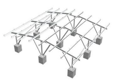 Soporte para paneles solares sobre suelo SPGT4 