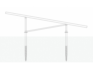 Soporte para paneles solares PV sobre suelo PGT4 