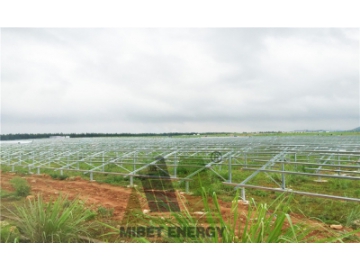 Soportes tradicionales para paneles solares de montaje en suelo