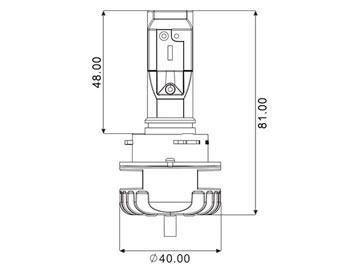 Focos LED para faro 9012