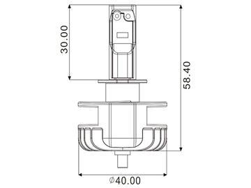 Focos LED para faro H3