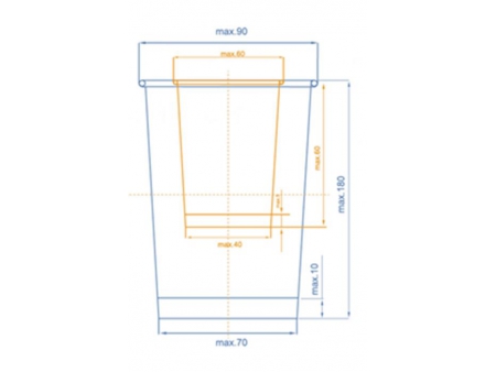 Máquina formadora de vasos de papel de velocidad media JBZ22D