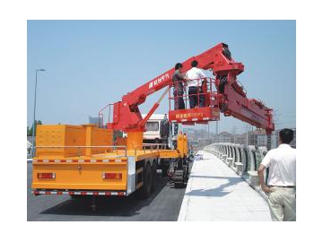 Vehículo de inspección de puentes (con canastilla)