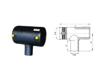 Accesorios de electrofusión, accesorios para tuberías HDPE para gas