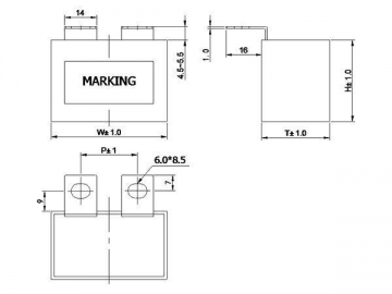 Capacitor de polipropileno metalizado para redes snubber MKP-IB