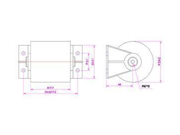 Capacitor de polipropileno metalizado con filtro MKP-DW