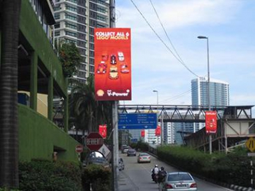 Pantalla curva LED gigante para publicidad exterior P8