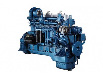 Motor diesel de seis cilindros 308KW SYG128TAD31