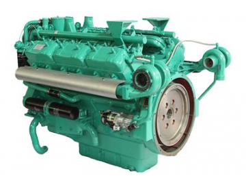 Motor diesel de 6 cilindros 170KW