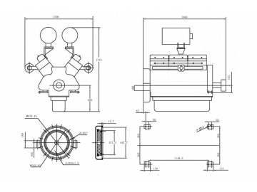 Motor diesel de doce cilindros 880KW SY302TAB88