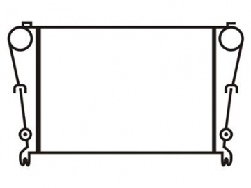 Enfriador de aire de carga/ Intercooler