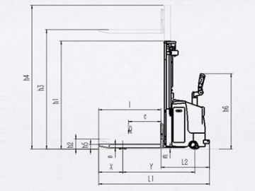 Apiladoras eléctricas 1000-2000kg XE