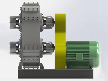 Máquina para modificación superficial de polvo