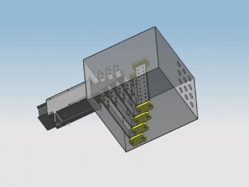 Electroducto/Ducto de barras para generador de energía eólica