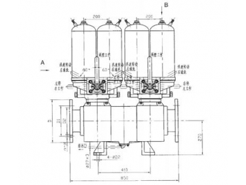 Filtro de fueloil autolimpiante semiautomático  (Filtro de fuelóleo, aceite lubricante y diesel)