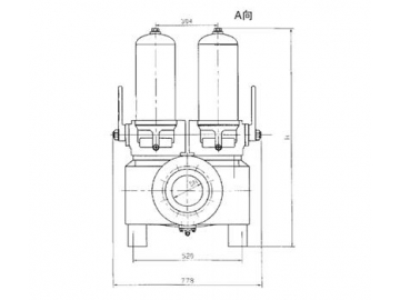 Filtro de fueloil autolimpiante semiautomático  (Filtro de fuelóleo, aceite lubricante y diesel)