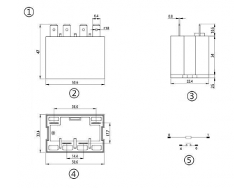 Relé electromagnético de potencia NNC71K (1H-2H)