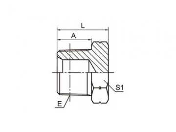 Conector de manguera macho BSPT, 4T-SP