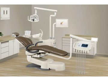 Unidad dental HY-E60 versión deluxe    (sillón dental integrado, unidades de operación múltiples, luz LED)