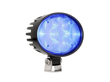 Reflector LED de seguridad de 4 LEDs azules para montacargas