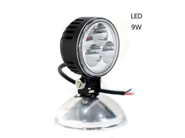 Luz de trabajo LED circular de 3 pulgadas 9W