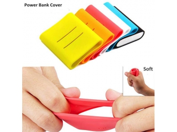 Funda de silicona para baterías portátiles