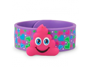 Pulsera slap de silicona