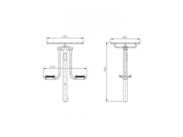 Multicaderas / bamboleo de cintura para exterior