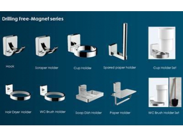 Accesorios de baño magneticos sin perforaciones (GB)