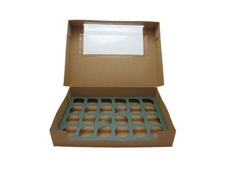 Caja de cartón para cupcakes, caja de papel con impresión personalizada