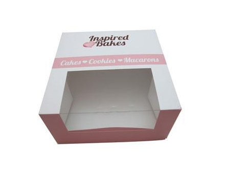 Caja de cartón para cupcakes, caja de papel con impresión personalizada