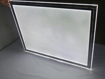 Caja de luz LED montada en pared