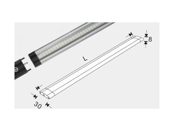 Barra de luz LED para gabinete SC-D107A