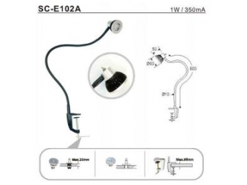 Lámpara LED de escritorio, flexible SC-E102