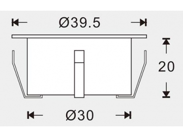 Luz RGB de exterior decorativa para piso deck SC-B104C