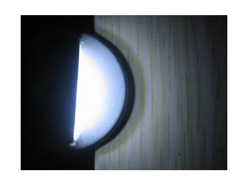 Luz LED de exterior para escalones y escaleras en forma de medialuna SC-B106A
