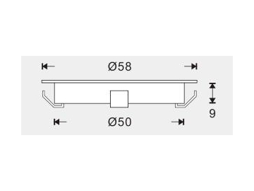 Luz LED bajo consumo de exterior para piso deck SC-B101B