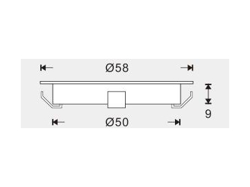 Aplique de luz LED de exterior para escalera SC-B103B