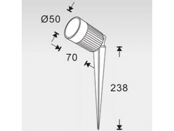 Reflector LED COB de paisaje SC-J102