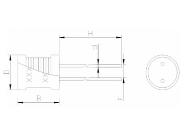 Inductancia fija radial