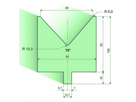 Matrices 78°, H=90mm