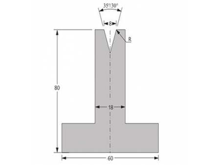 Matrices 35°, H=80mm