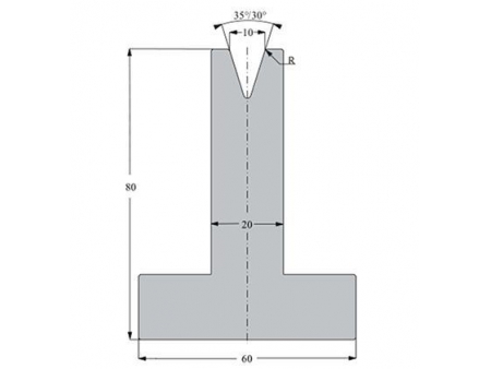 Matrices 35°, H=80mm