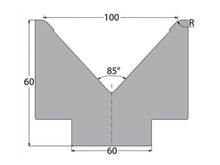 Matrices 85°, H=80mm