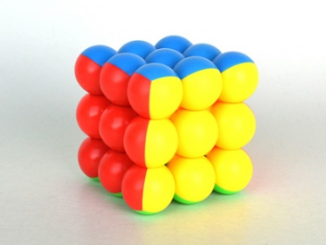 Cubo de rubik 3x3 (de bola o grano de bola)