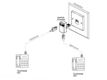 Adaptador telefónico, para Reino Unido