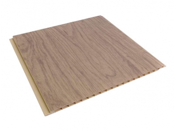 Panel de revestimiento de techo de PVC de madera
